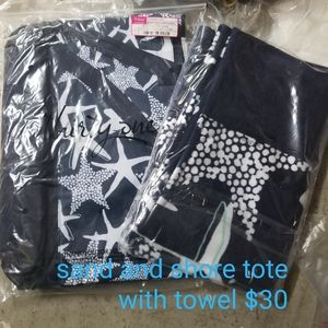Thirty-one Sand N Shore Thermal Tote and towel